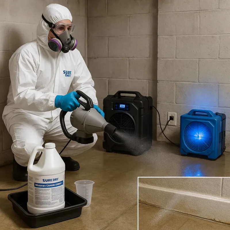 Sanitization and Odor Removal process in Hopedale, MA